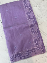 Soft Silky kota saree with cutwork borders  MSH132 (2) Lavender