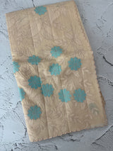 Mul chanderi applique work saree MSH178 (1)