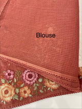 Silky kota embroidery saree MSK4333
