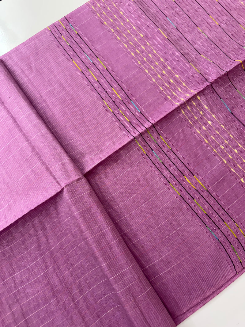 Blended tussar saree with thread work MTS5444
