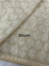 Phulkari NetKota embroidery saree - MNK677 (1)