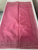 Handworked Organza saree and blouse MCW376 Pink