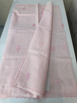 Moonga Kota checks saree with applique work MMC457