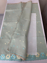 Soft Tissue kota embroidery saree MSK4660