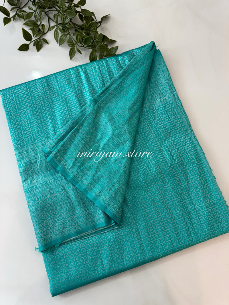 Pastel soft silk Saree - MKP932 SeaBlue