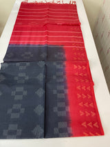 Bhagalpuri Semi tussar saree with contrast borders MST592