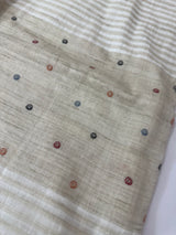 Linen saree with thread work MLS16102