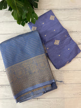 Semi silk saree with banarasi blouse MS2487
