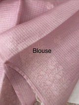 Silky kota embroidery saree MS5409 PastelPink