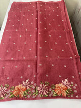 Silky kota embroidery saree MSK4333