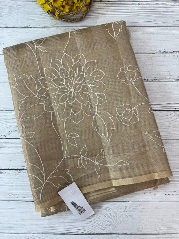 Tissue silk saree MTTS65