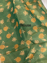 Printed Tissue silk saree with foil work MTS214