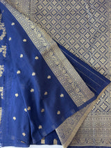 Banarasi viscose Georgette saree SEFNMRM - NavyBlue