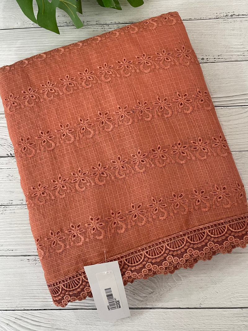 NetKota Hakoba saree with lace border MS6713