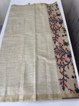 Jamdani silk Cotton Saree with thread work  MSJ795
