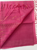 Blended tussar saree with thread work MTS5444