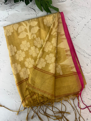 Dual tone Tissue silk saree MTS644 (3)