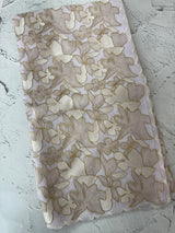 Jute Linen saree with thread work MSH206 - Lavender