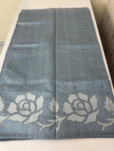 Blended Tussar silk saree with applique work- MSH200