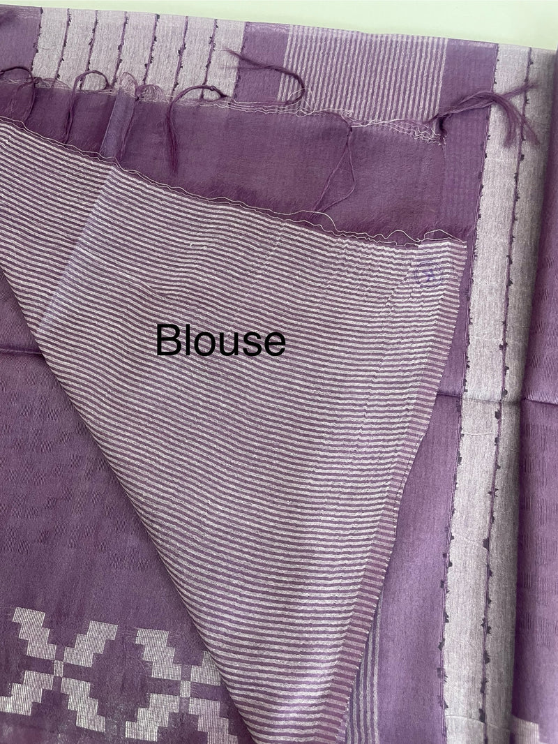 Semi tussar saree MS871