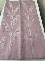 Blended Tussar silk saree with applique work- MSH193
