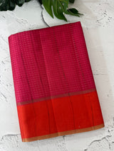 Semi silk saree with zari weaving  MSG6161