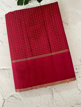 Tussar mix Semi silk saree with small zari weaving MSS8925