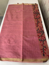 Jamdani silk Cotton Saree with thread work  MSJ795