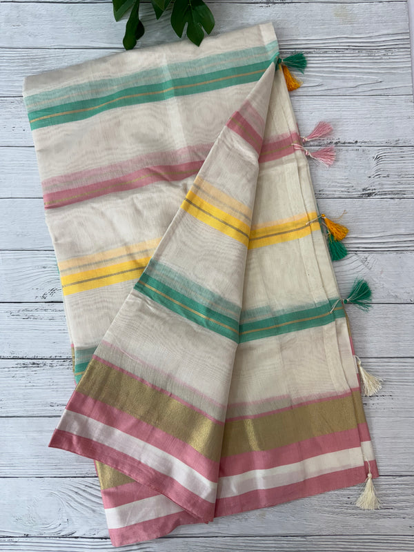 Semi Chanderi saree MS9899
