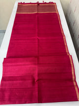 Tussar mix Semi silk saree with small zari borders MSS8924