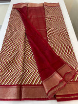 Semi chanderi saree  MCSC672