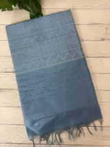 Bhagalpuri Semi tussar saree MS871 - PastelBlue