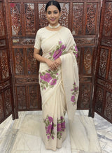Jamdani silk Cotton Saree MS12553