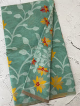 Jamdani silk Cotton Saree with thread work  MSJ787