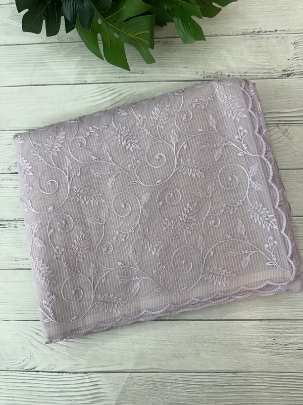 NetKota thread work saree MSH106- Lavender