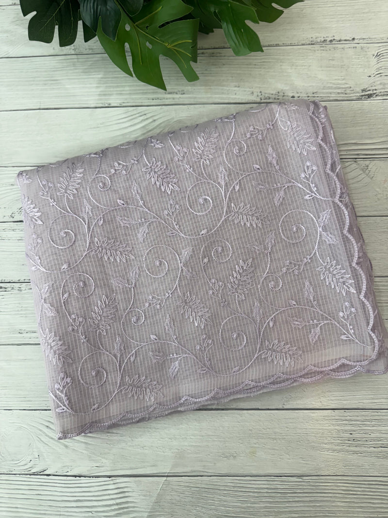 NetKota thread work saree MSH106- Lavender