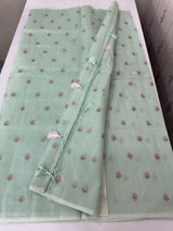Lightweight Kota Supernet saree with embroidery MS143