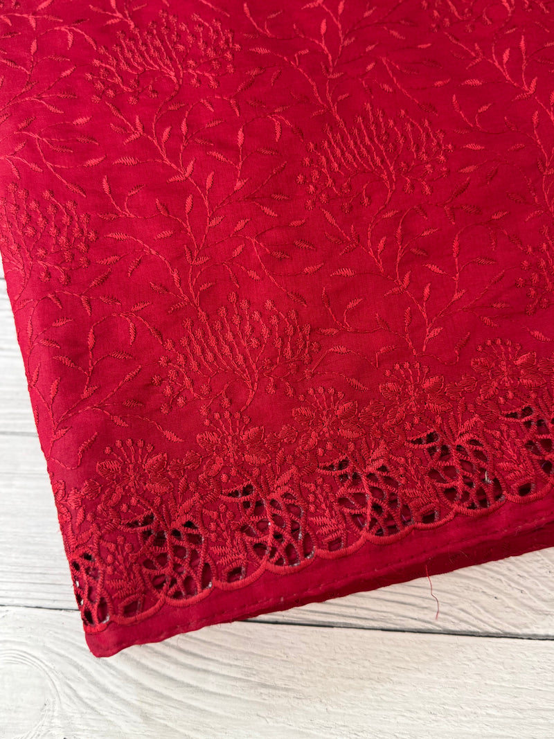 Cutwork crepe Blended tussar saree with thread work MTS9078