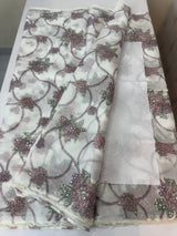 Handworked chiffon Organza saree MCS4534