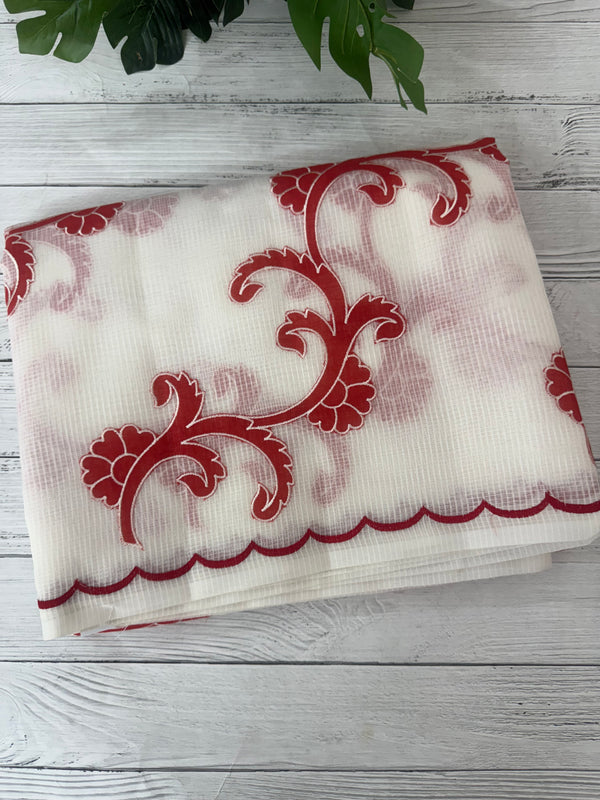 NetKota Applique work saree  MSH198