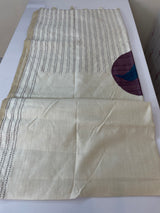 Blended tussar saree with kanta embriodery and appliqué work- MBTS99