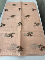 Kota silk saree with embroidery MS15220 - PastelPeach