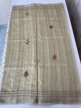 Handworked Blended tussar silk saree MS90543 (16)