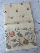 Lightweight Kota Supernet saree with embroidery MS143