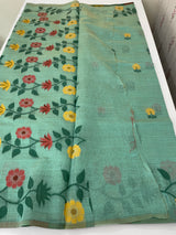 Jamdani silk Cotton Saree with thread work  MSJ787