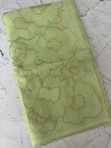 Viscose organza saree with thread work - MSH925 PastelGreen