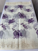Cutwork Soft kota silk saree with digital prints MSH121