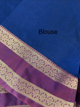 Kanchi Silk cotton saree with zari weaving - MSK897