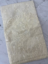Soft organza saree with applique and thread work - MSH956 - Offwhite