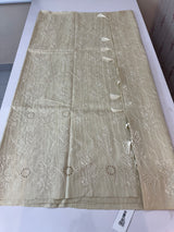 Blended soft tussar saree with embriodery - MS14997 - Offwhite